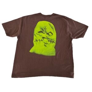 Travis Scott T Shirt XXL Brown‎ JackBoys 2 A2 Tee NEW *sleeve hole
